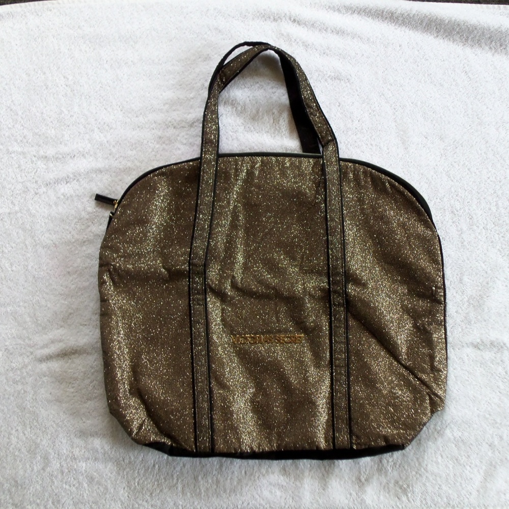 Victoria's Secret Glitter Sparkle Tote Bag Purse